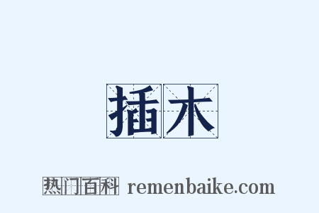 插木是什么意思的图片